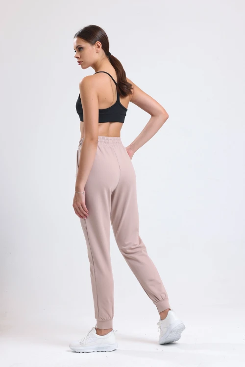 Beli Büzgülü Paçası Lastikli Cepli Rahat Kesim Eşofman Altı