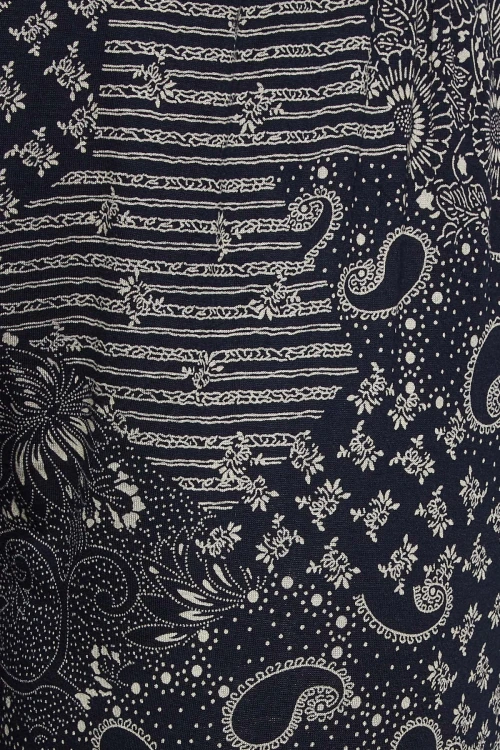 Büyük Beden Dar Paça Desenli Cepli Havuç Kesim Pantolon 302494