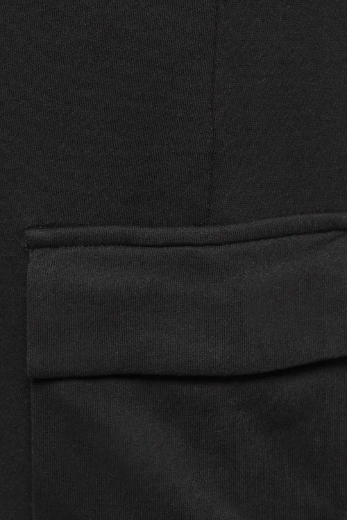 Büyük Beden Beli ve Paçası Lastikli Cepli Kargo Jogger Pantolon 143399