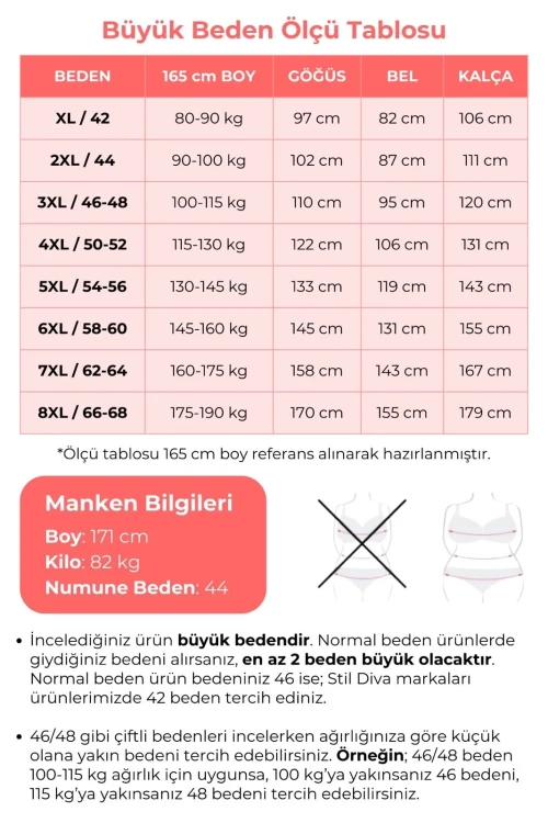 Büyük Beden V Yaka Yarım Kollu Beli Lastikli Uzun Elbise T44