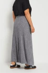 Büyük Beden Beli Lastikli Önden Cepli Fitilli Maxi Etek 303899